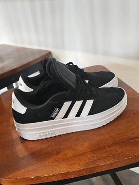 Adidas VL Court Platform Sneakers Girls Size 7, Womans 8.5